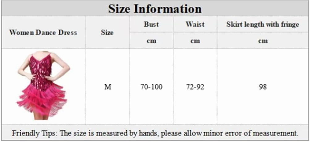 Women's Shiny Sequins Latin Dance Dress Sparkly Tassel Party Dancewear Salsa Samba Rumba Stage Costume