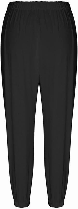 Womens Capri Pants Cotton Linen Cropped Trousers Summer Wide Leg Drawstring High Waist Palazzo Pants with Pockets