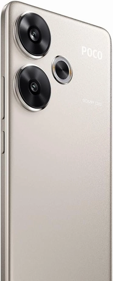 Xiaomi Poco F6 5G   4G LTE 256GB   8GB Global Version Unlocked 6.67" 120Hz 50Mp Triple Camera (Tmobile Mint Tello & Global)   (w/Fast Car 51W Bundle) (Titanium Global ROM)