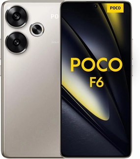 Xiaomi Poco F6 5G   4G LTE 256GB   8GB Global Version Unlocked 6.67" 120Hz 50Mp Triple Camera (Tmobile Mint Tello & Global)   (w/Fast Car 51W Bundle) (Titanium Global ROM)