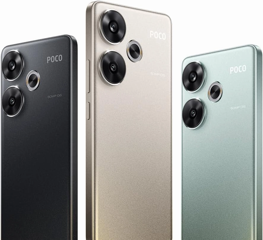 Xiaomi Poco F6 5G   4G LTE 256GB   8GB Global Version Unlocked 6.67" 120Hz 50Mp Triple Camera (Tmobile Mint Tello & Global)   (w/Fast Car 51W Bundle) (Titanium Global ROM)