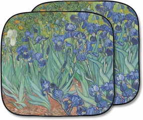 YouCustomizeIt Irises (Van Gogh) Car Sun Shade - Two Piece
