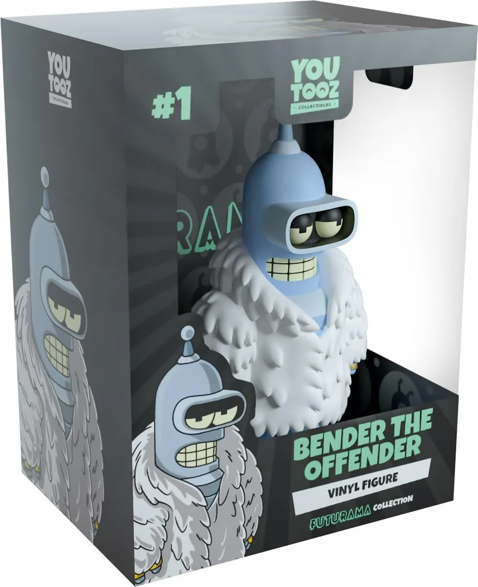 Youtooz Futurama Bender the Offender 5.3" Vinyl Figure, Collectible Bender the Offender from Futurama