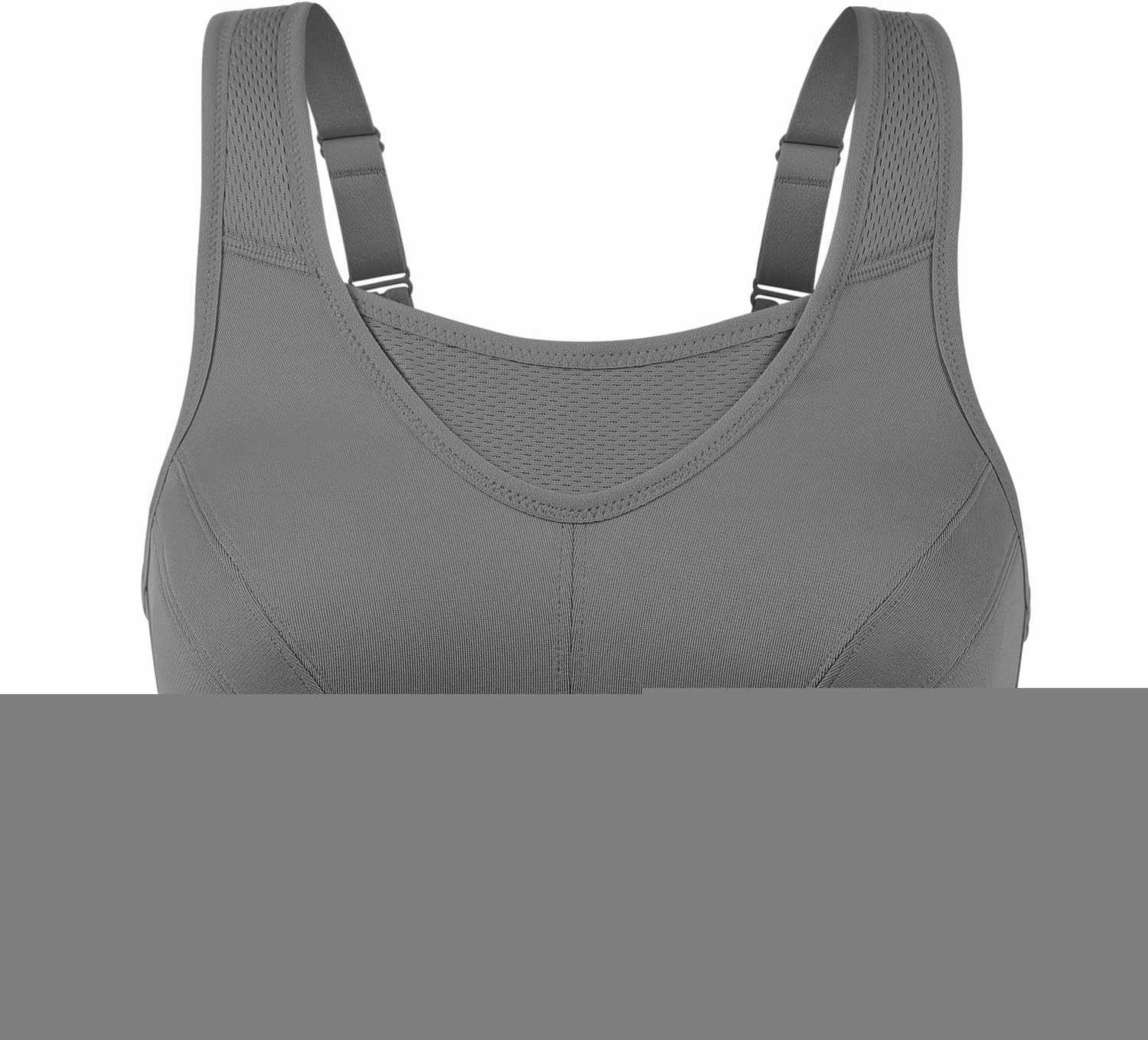 ZeroBound Women's Sports Bra High Impact Large Bust Full Coverage Workout Bras Adjustable Wirefree NO Padded Bra