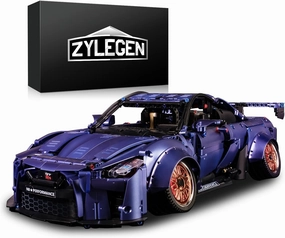 ZYLEGEN Race Car Building Toy Set,Collectible Model Building Set and Sport Car,Supercar Building Kit for Boys, Girls, and TeensGift for Motorsport Fans (Black)